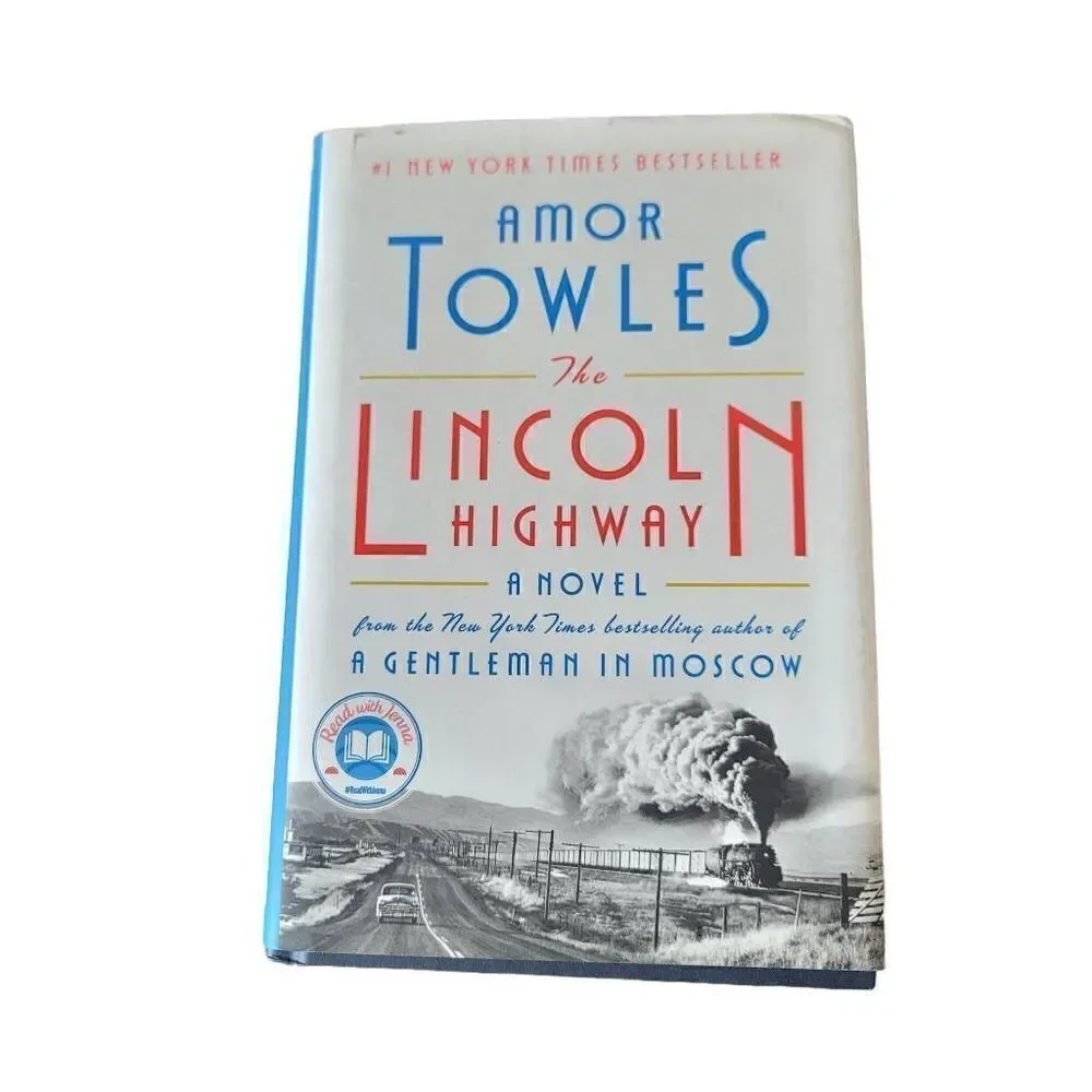 The Lincoln Highway A novel by Amor Towles book hard cover
